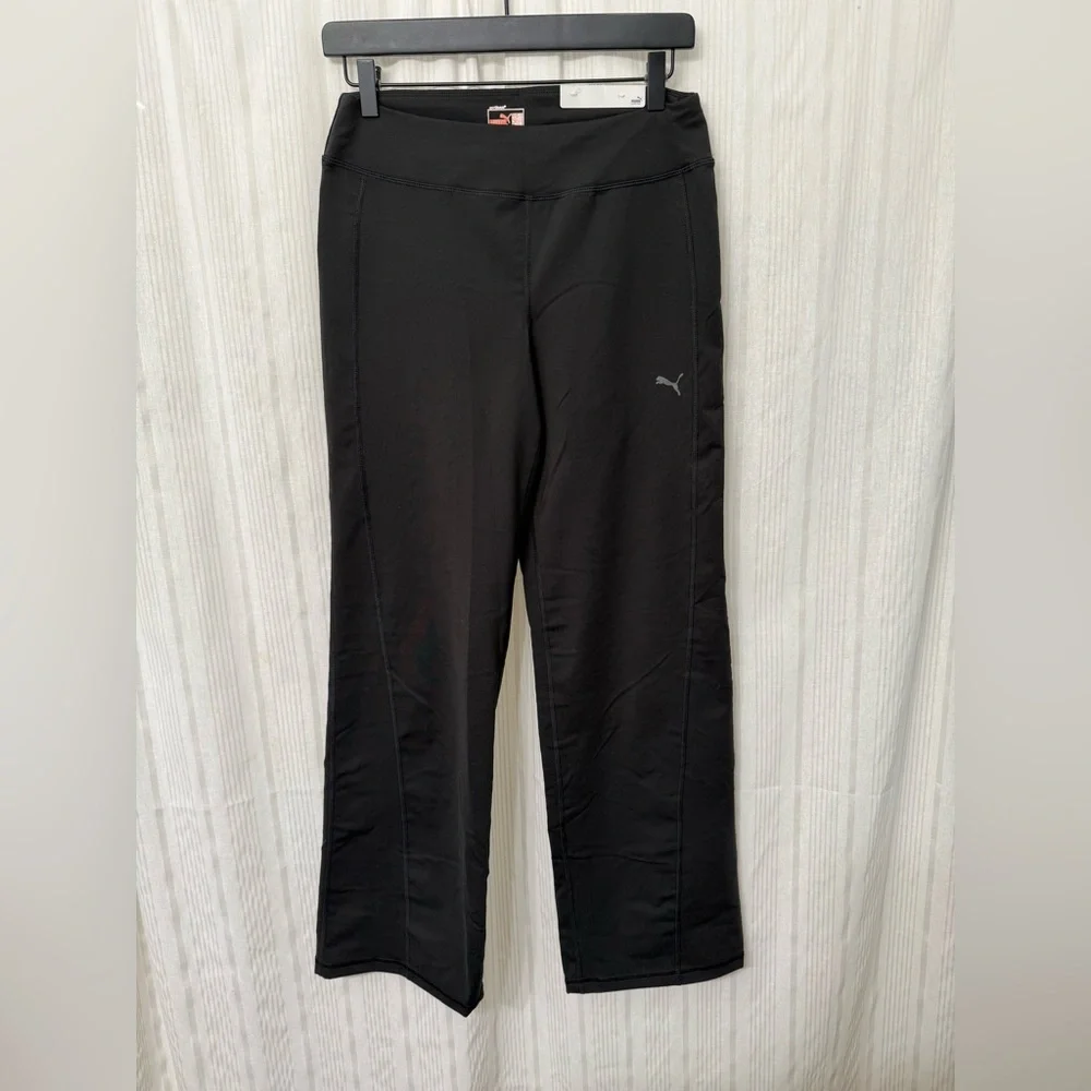 NWT Black Puma DryCell Regular Fit Flare Yoga Leggings - Picture 1 of 5